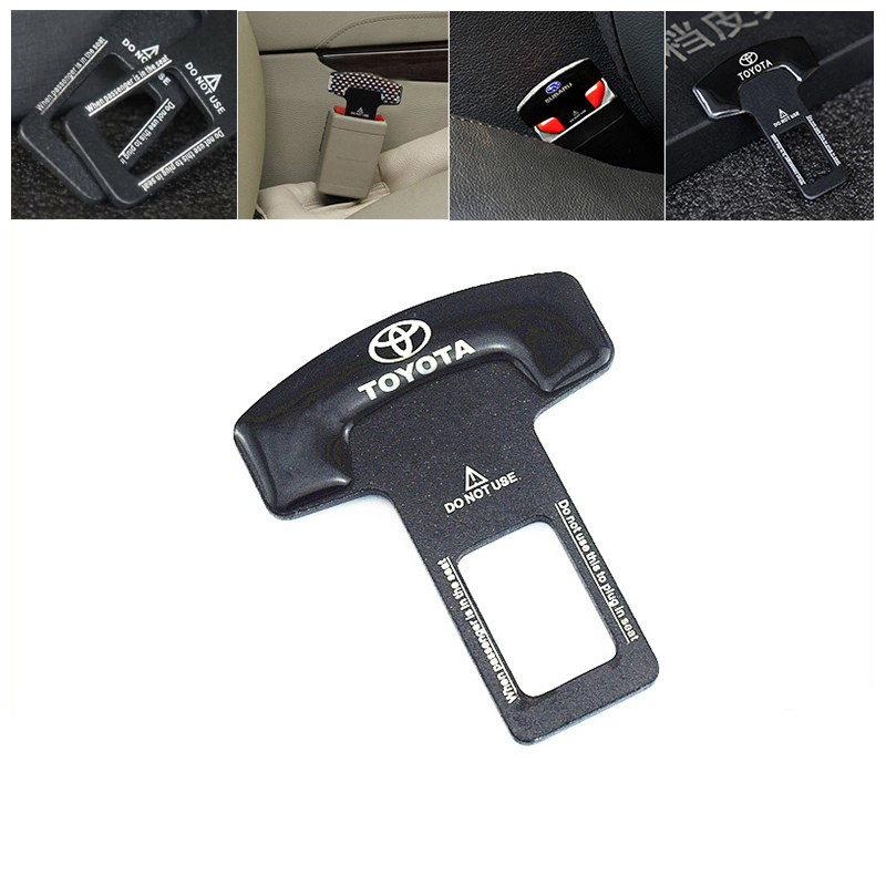 1 / 2Pcs Buckle Extension Sabuk Pengaman Mobil Toyota Bahan Alloy