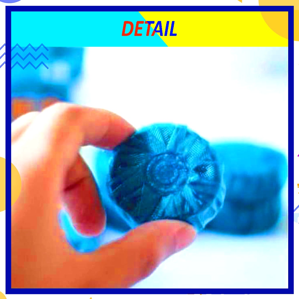 3 Pcs Sabun Biru Pembersih Kloset / Tablet Biru Pembersih Kloset 50 Gram / Pembersih Kloset Closet Cleaner Paket 3 Pcs