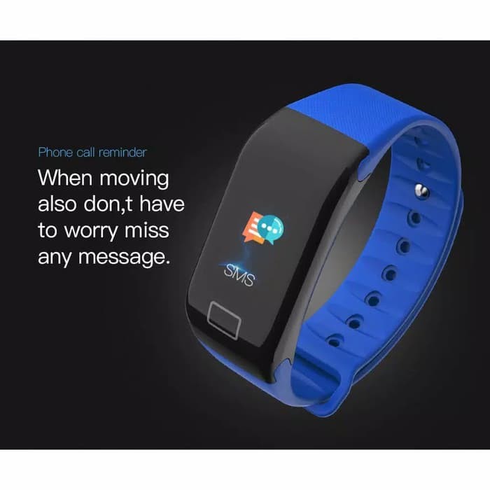 Jam Tangan Smartwatch F1 Pria dan Wanita Pedometer Tekanan Jantung