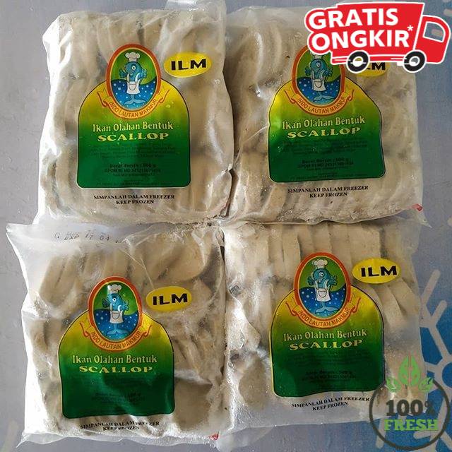 

[PASTI FRESH]SCALLOP ILM ISI 33 500g/TERMURAH