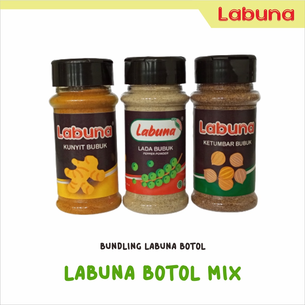 

Labuna - Merica, Ketumbar, Kunyit, Bawang Putih Kemasan Botol