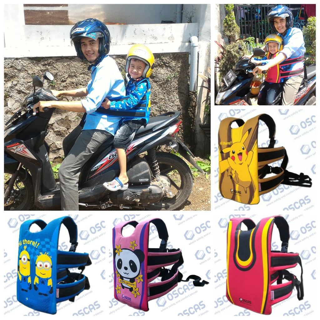 Sabuk Bonceng Anak Oscas - Pokemon (Gratis Goodie Bag)