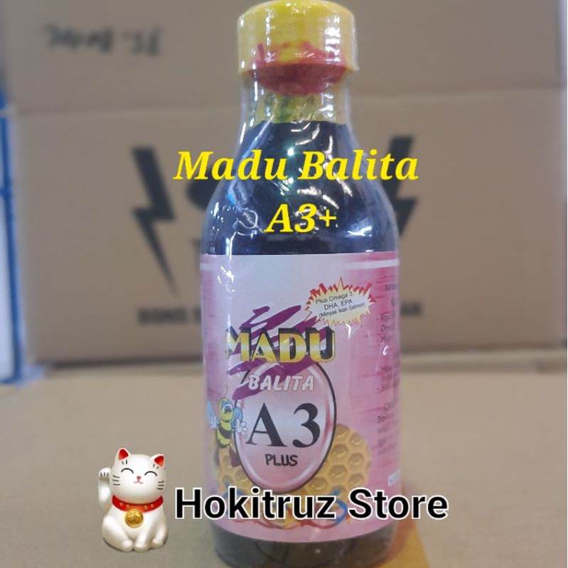 Madu Balita A3 dijamin 100 % Original (A3+ Omega) untuk anak pintar