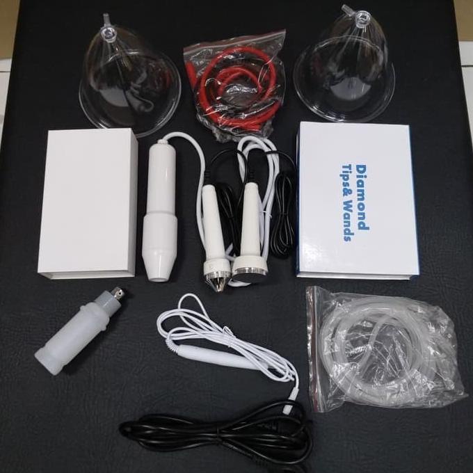 Alat Facial 7In1 Microdermabrasi High Frequency Ultrasound Detox