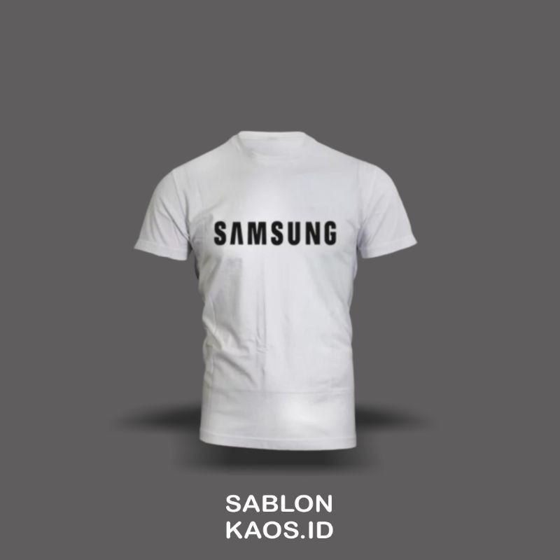 T-shirt Baju Kaos Logo Samsung