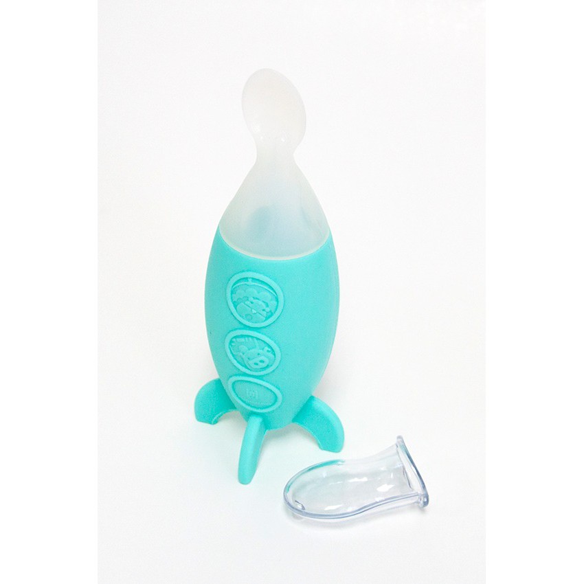 Marcus&amp;Marcus (With Lid) Baby Feeding Spoon Dispenser Rocket / marcus / marcus food feeder