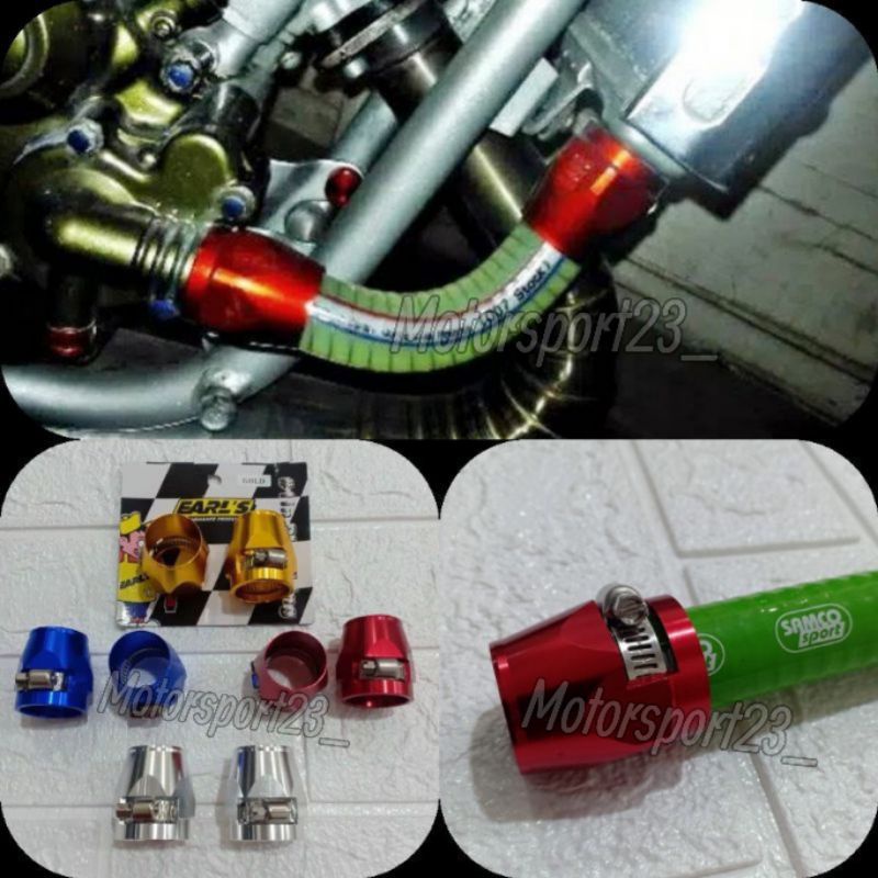 Kleman selang radiator samco breket selang radiator kleman selang samco CNC Universal nmax aerox new