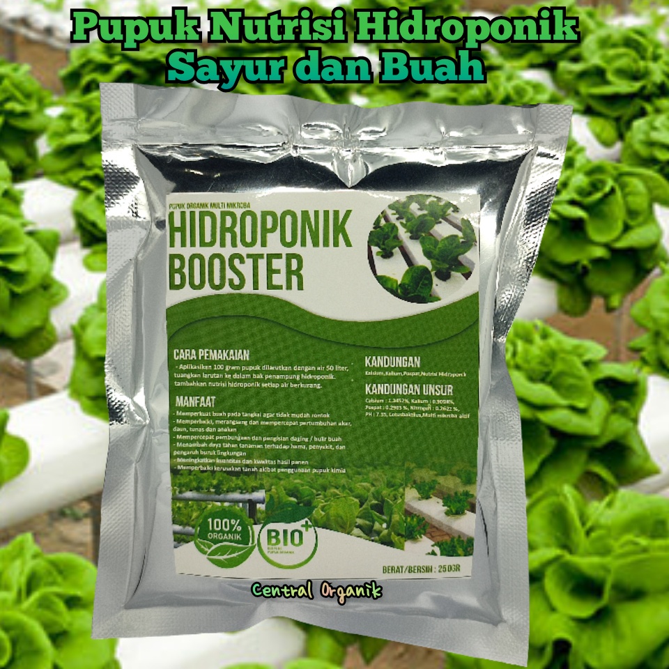 Pupuk Organik Nutrisi Hidroponik Sayuran dan Buah Pupuk Nutrisi Hidroponik Sayuran Cepat Berbuah Leb