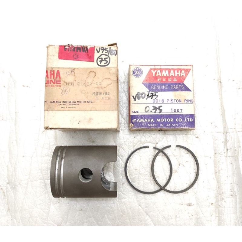 ring seher piston kit yamaha V75 V-75 V80 V-80 os 75 original