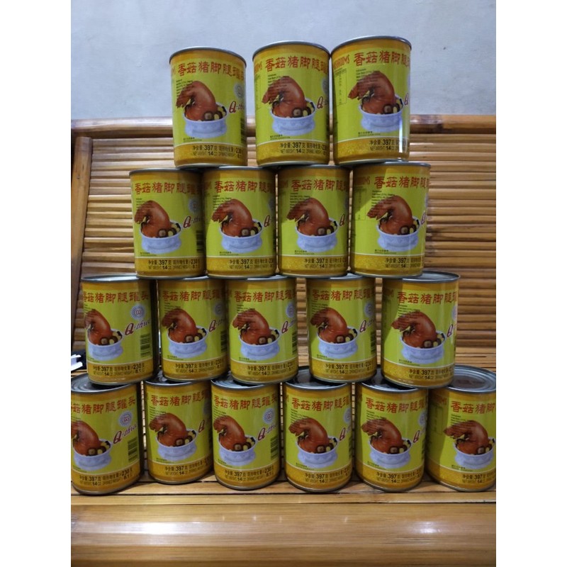 

pork leg q3/te kha kuan q3/ q three pork leg/kaki babi q3 397gram