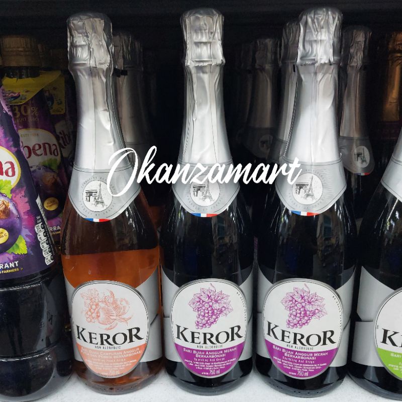 Keror Peach Grape Spritzer Juice 750ml