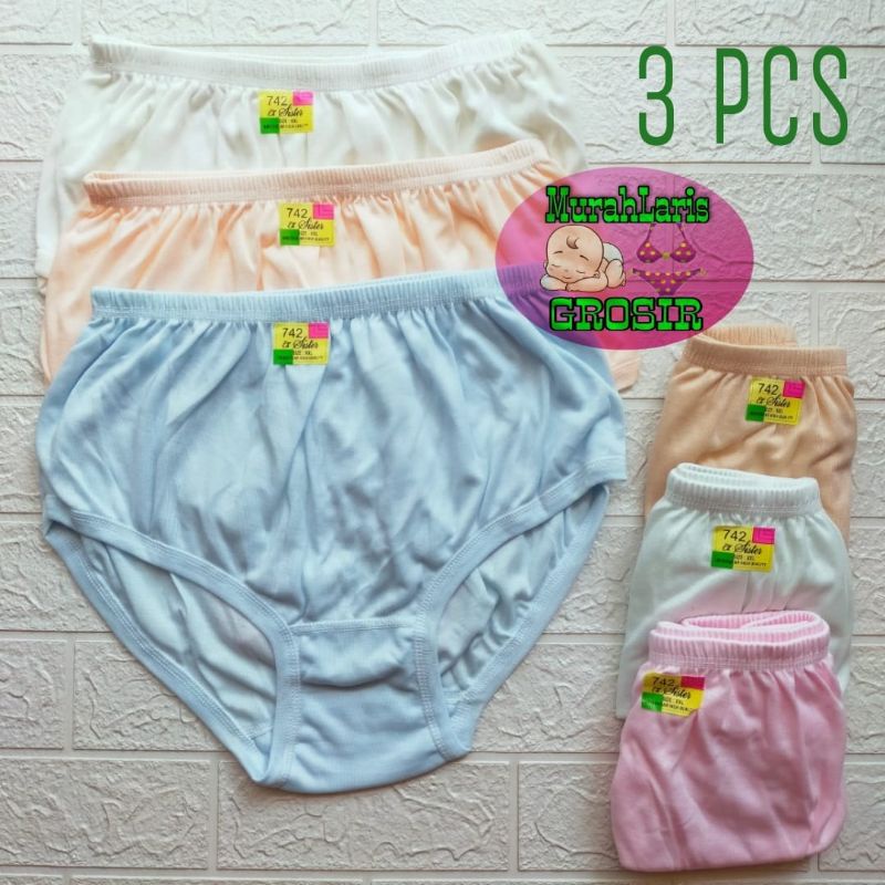 Celana Dalam Wanita Jumbo Ch Sister 742 | CD Wanita Dewasa Bahan Katun