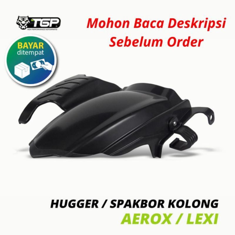 Hugger Spakbor Kolong Yamaha Aerox dan Lexi - Aksesoris Variasi Aerox - Lexi