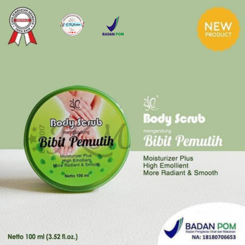 [BPOM] BODY SCRUB BIBIT PEMUTIH BODY SCRUB BPOM LULUR BIBIT