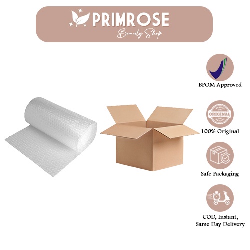 

Extra Bubble wrap dan Box untuk Keamanan Extra