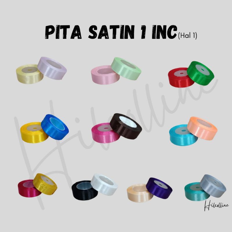 Pita SATIN 1&quot;inc 25mm 20yards