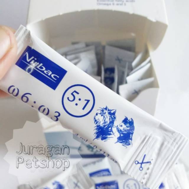 MEGADERM Virbac 1 Sachet | Vitamin Bulu Kucing/ Anjing