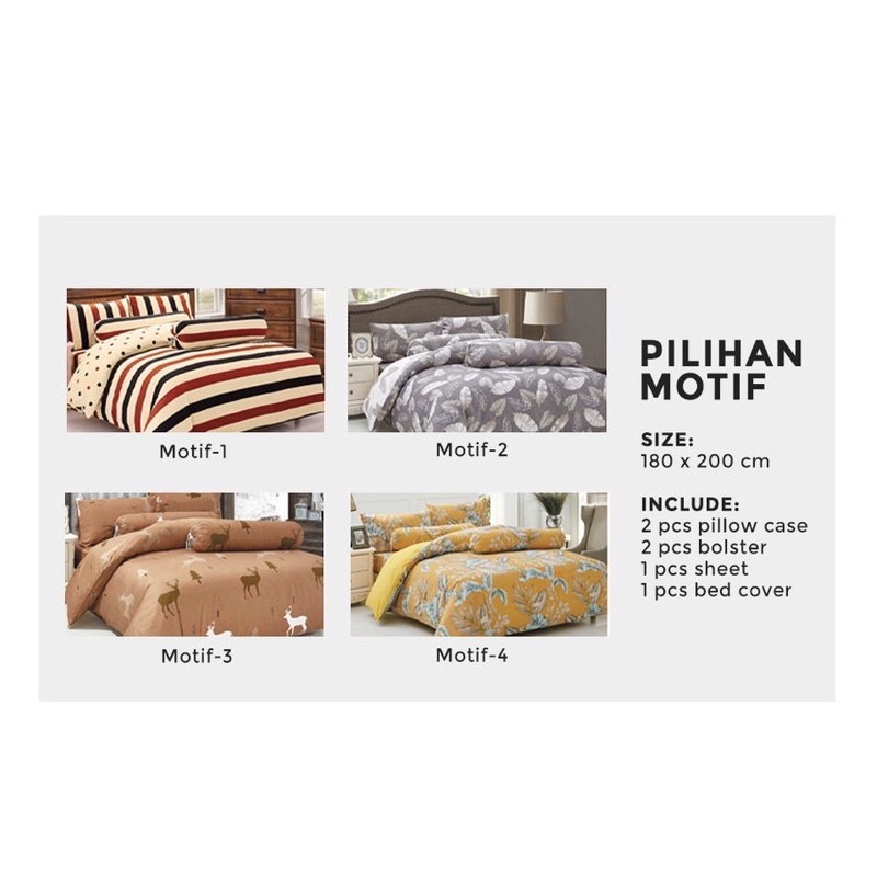 BC set Sprei Uk.180 Everbear