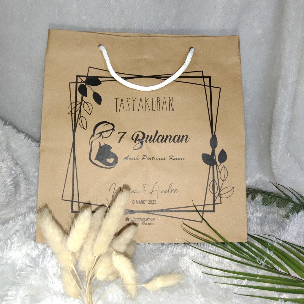 

PAPERBAG SABLON r10k . free sablon dan desain . untuk nasi kota 20x20