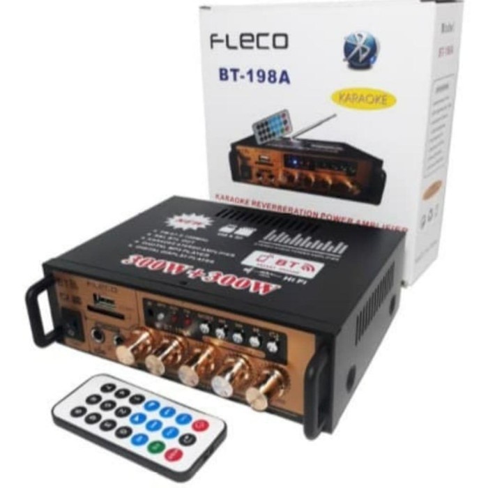 Power Amplifier Fleco Bt 198A/ Bluetooth Fleco F 198A Ac-Dc