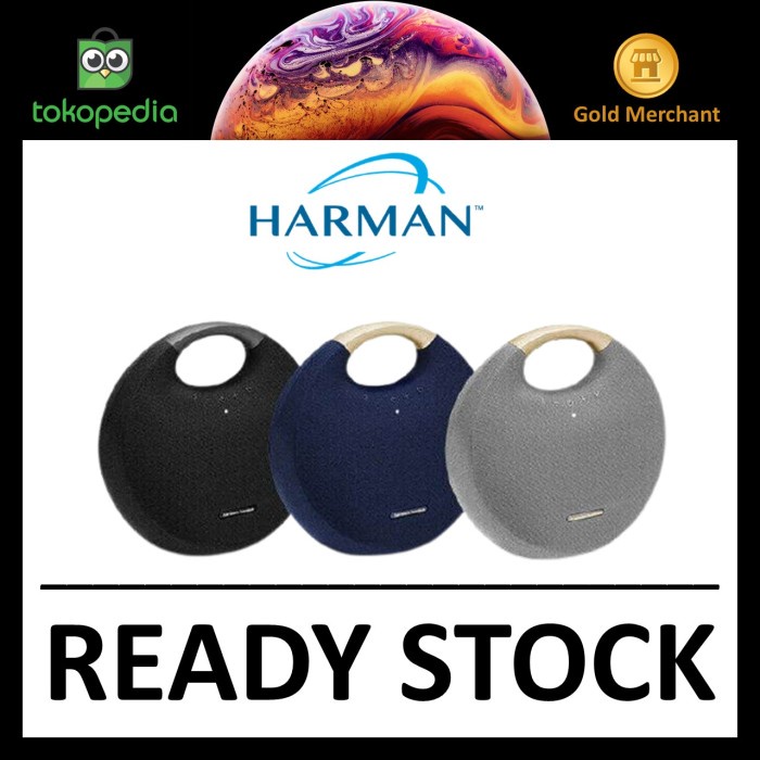 Harman Kardon Onyx Studio 6 Bluetooth Portable Speaker Asli Original - Black