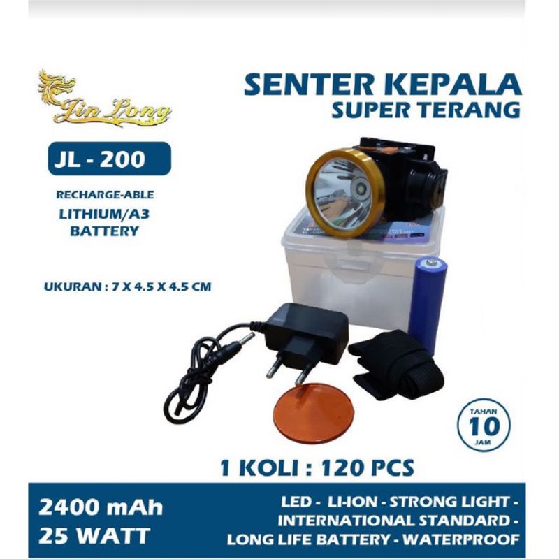 SENTER KEPALA JL 200