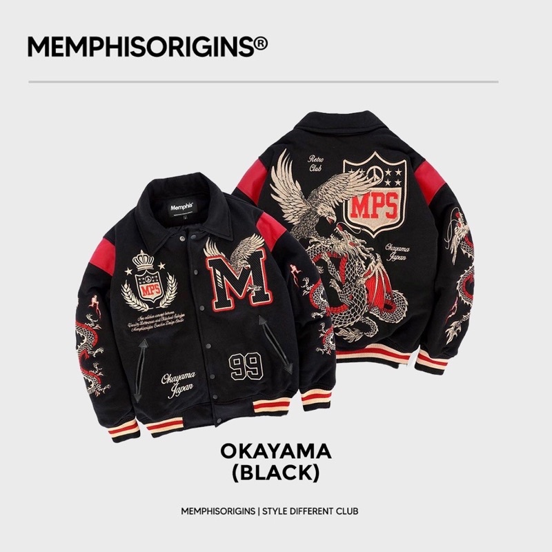 Varsity MemphisOrigins  OKAYAMA  100% ORIGINAL