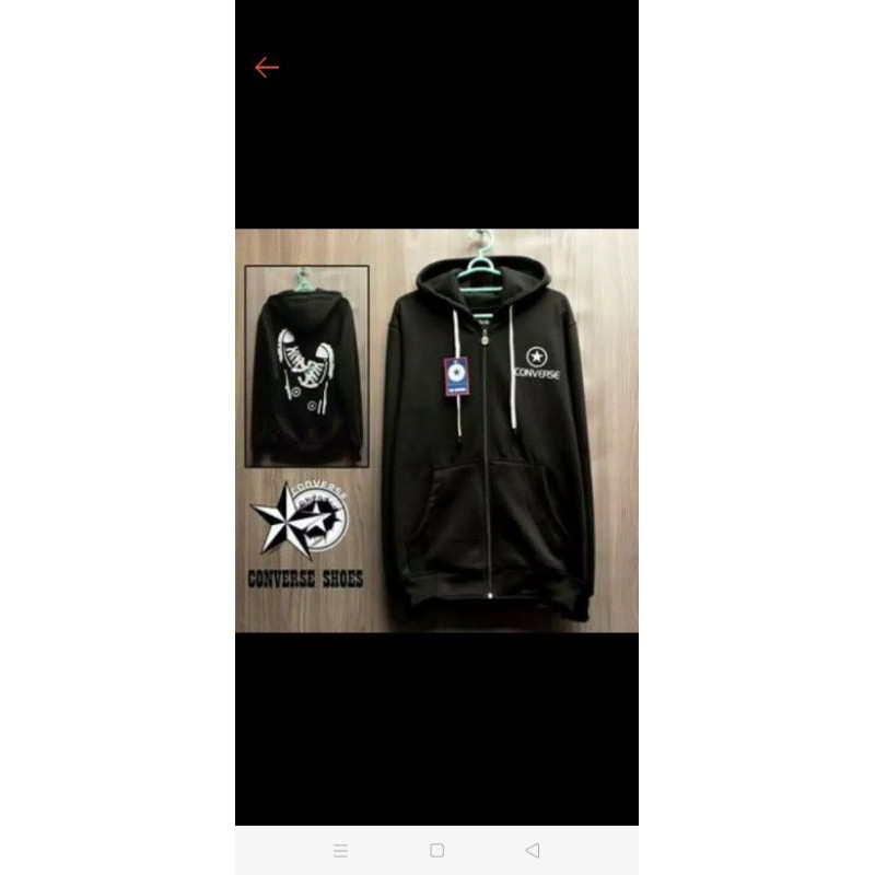 zipper hoodie converse