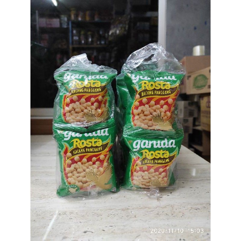 

Garuda Rosta Kacang Panggang 11 gram - 1 pack isi 20 pcs