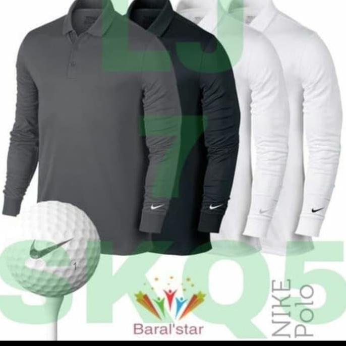 tshirt baju kaos kerah lengan panjang Nike Golf - Premium Quality Termurah