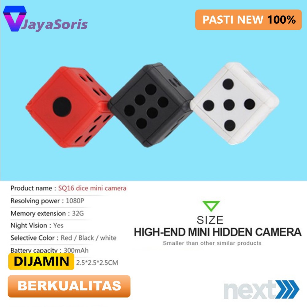 KAMERA KECIL TERSEMBUNYI CAMERA CCTV MINI HD PENGINTAI SPY CAM HIDDEN CAMERA MODEL DADU KUNCI JS57