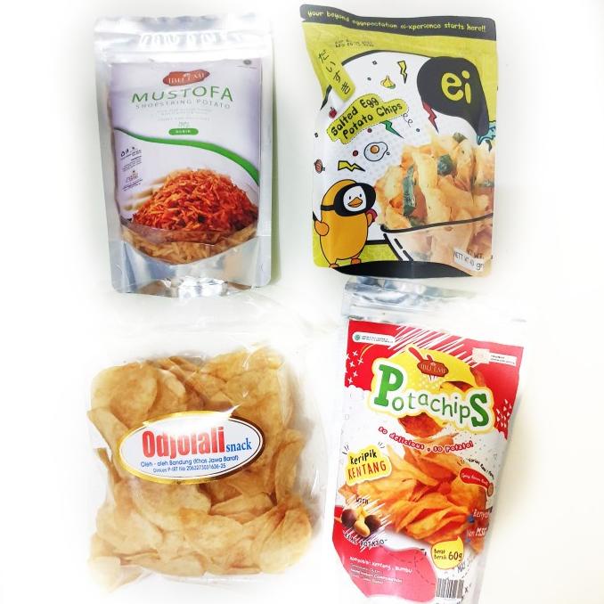 

Paket Aneka Serba Kentang Kering Kentang Mustofa, Keripik Potato Chips