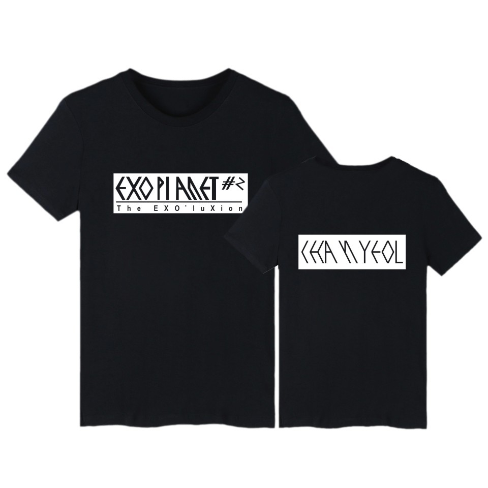 tshirt exo kaos exo member exo exoluxion