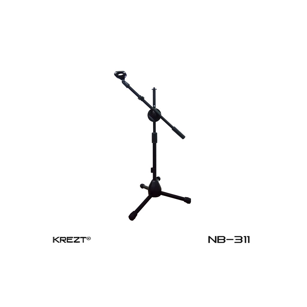 STAND MICROPHONE KREZT NB 311 tripod stand mic pendek