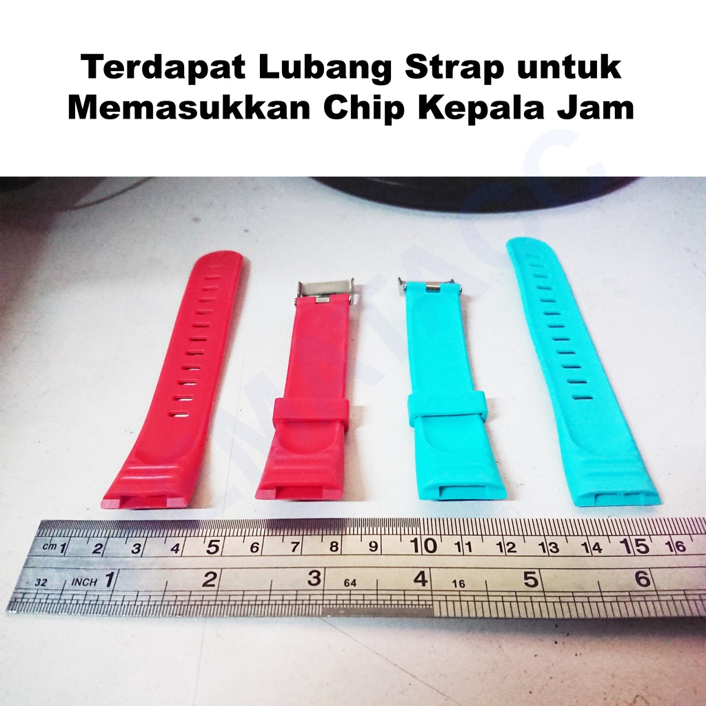 Tali Jam Berlubang Strap Smartwatch 116 Plus / ID116 / Vyatta Fitme Prime / D13 / A7S