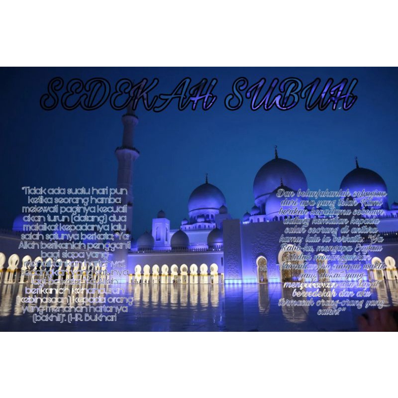 CELENGAN TARGET VIRAL SEDEKAH SUBUH DAN QURBAN