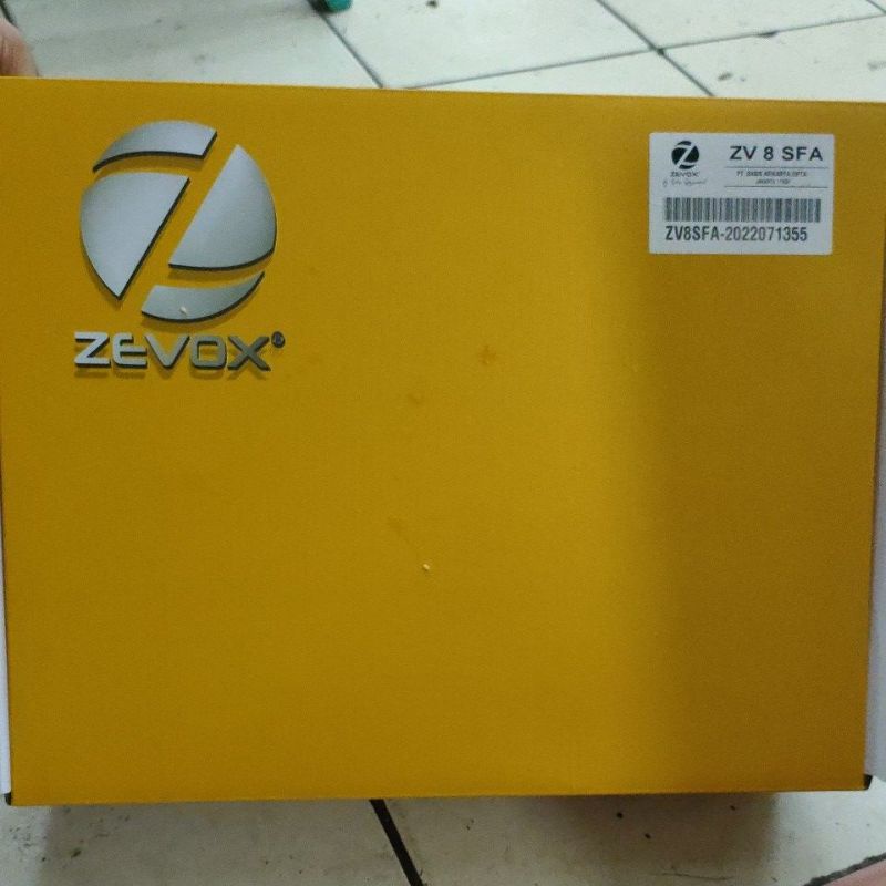 Subwoofer Kolong 8 inch ZEVOX ZV8 SFA  By Vox - Vox Research