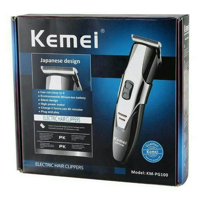 CUKURAN RAMBUT KEMEI KM PG100 ALAT MESIN CUKUR RAMBUT CAS DAN CHARGE HAIR CLIPPER YANG MURAH