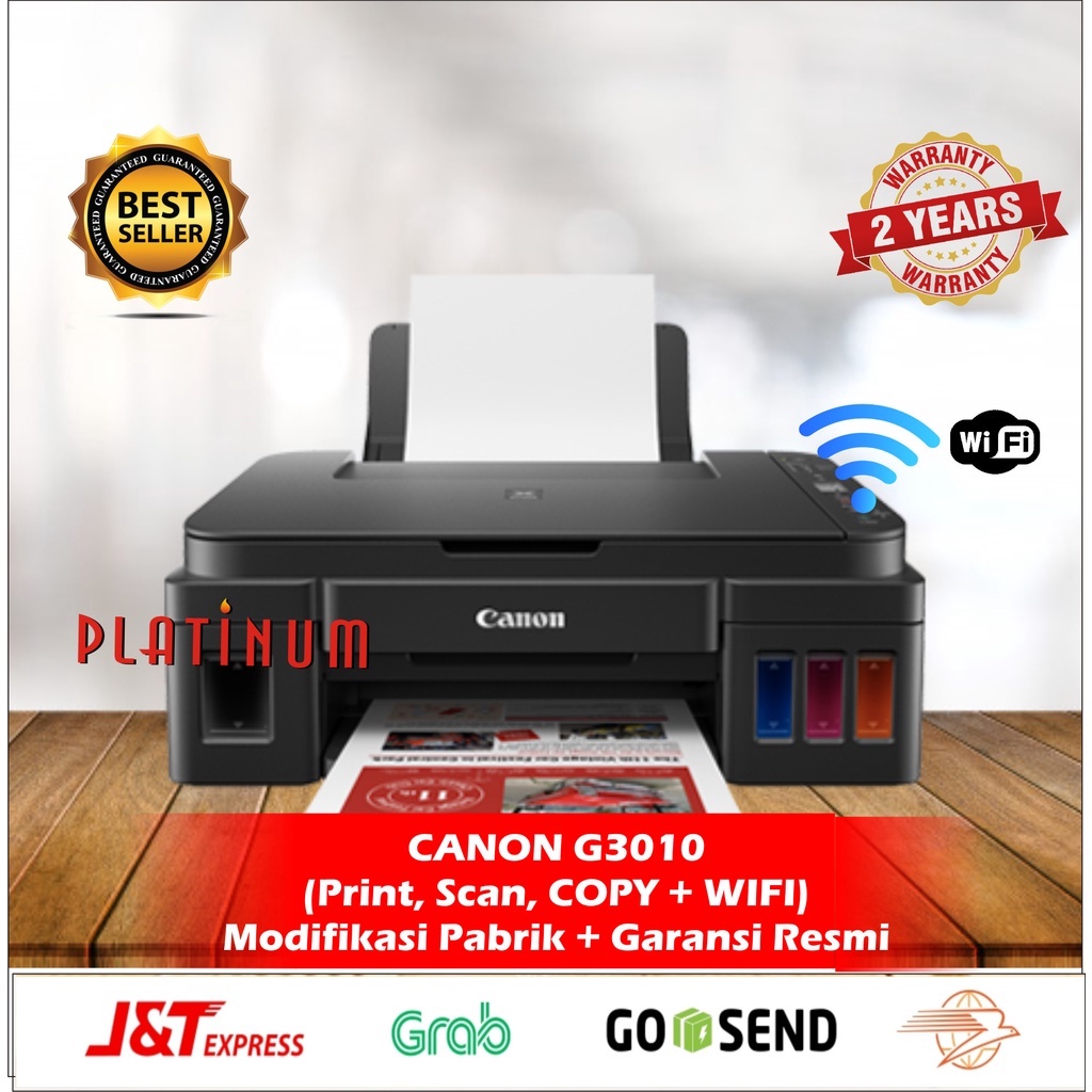 PRINTER CANON G3010 TINTA ORIGINAL GARANSI RESMI 2 TAHUN