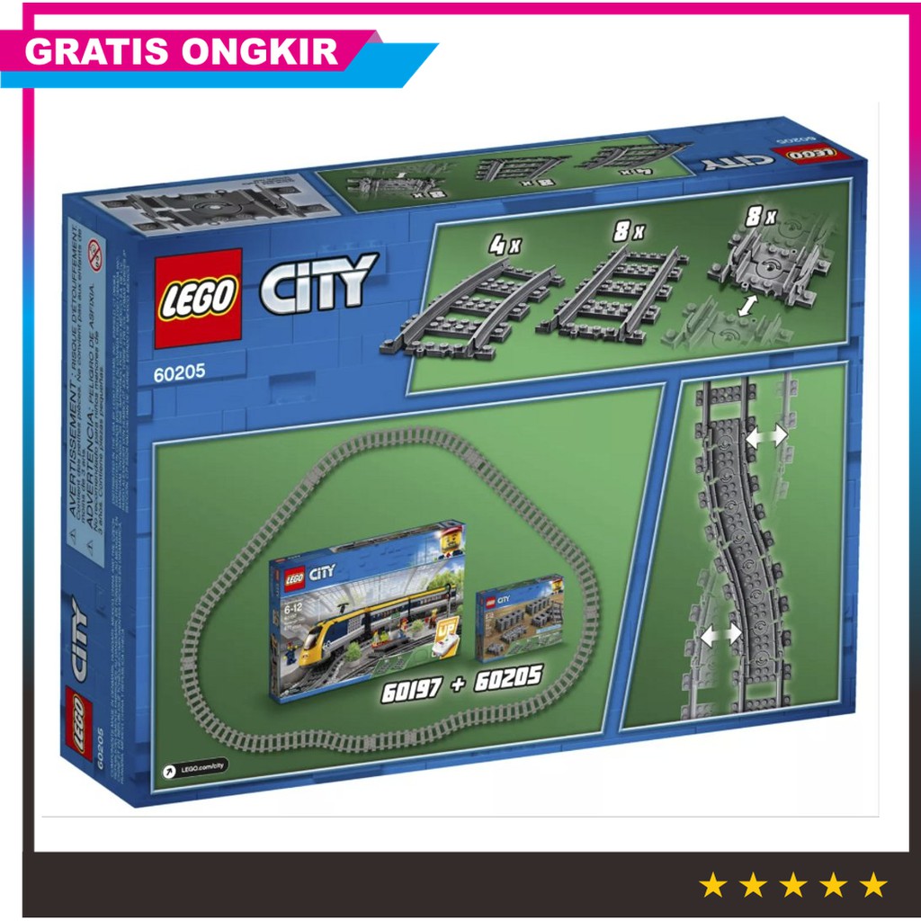 lego city trains tracks 60205