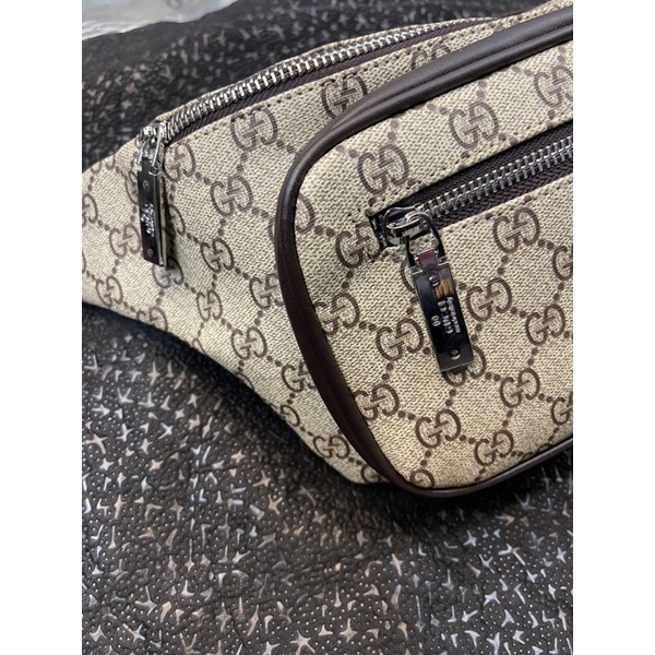 Tas Pinggang Waistbag Tas Dada Santai Pria/Wanita Leather Import Gc Unisex