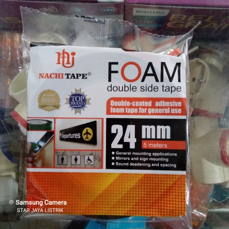 Double Tape Foam Nachi 24mm x 5m