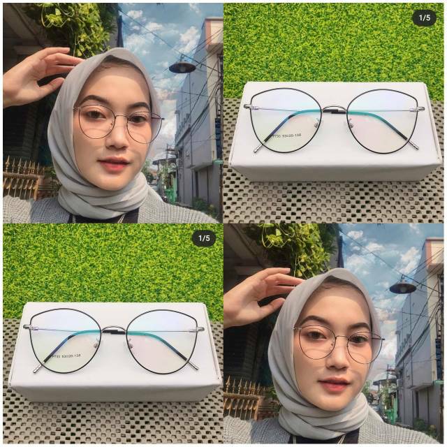 Frame Kacamata Minus Kacamata Antiradiasi Kacamata Besi Kacamata Wanita Kacamata Import Kacamata
