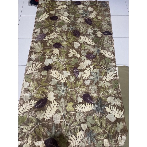 Kain Ecoprint Katun Sutra