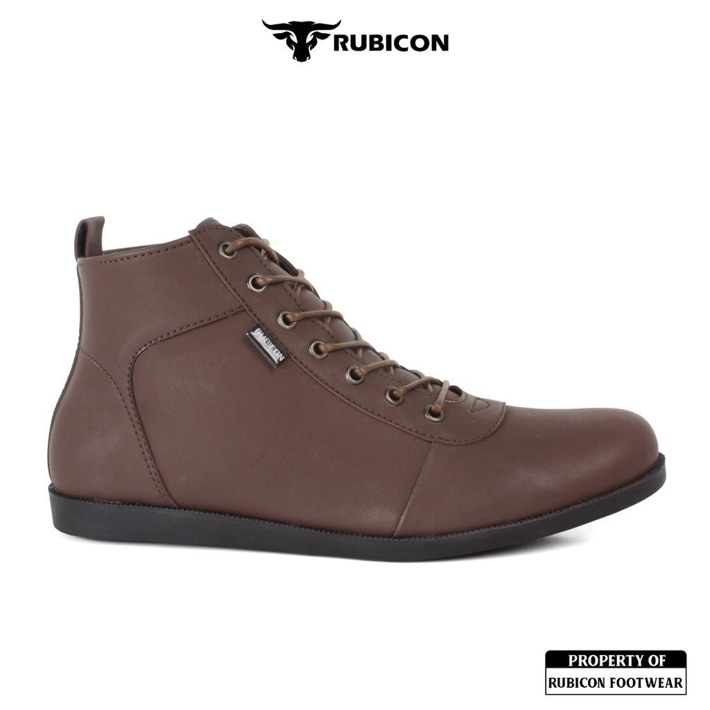 RUBICON SEPATU CASUAL PRIA KULIT SINTETIS ORIGINAL EXCLUSIF SEPATU KANTOR KERJA PENTURA