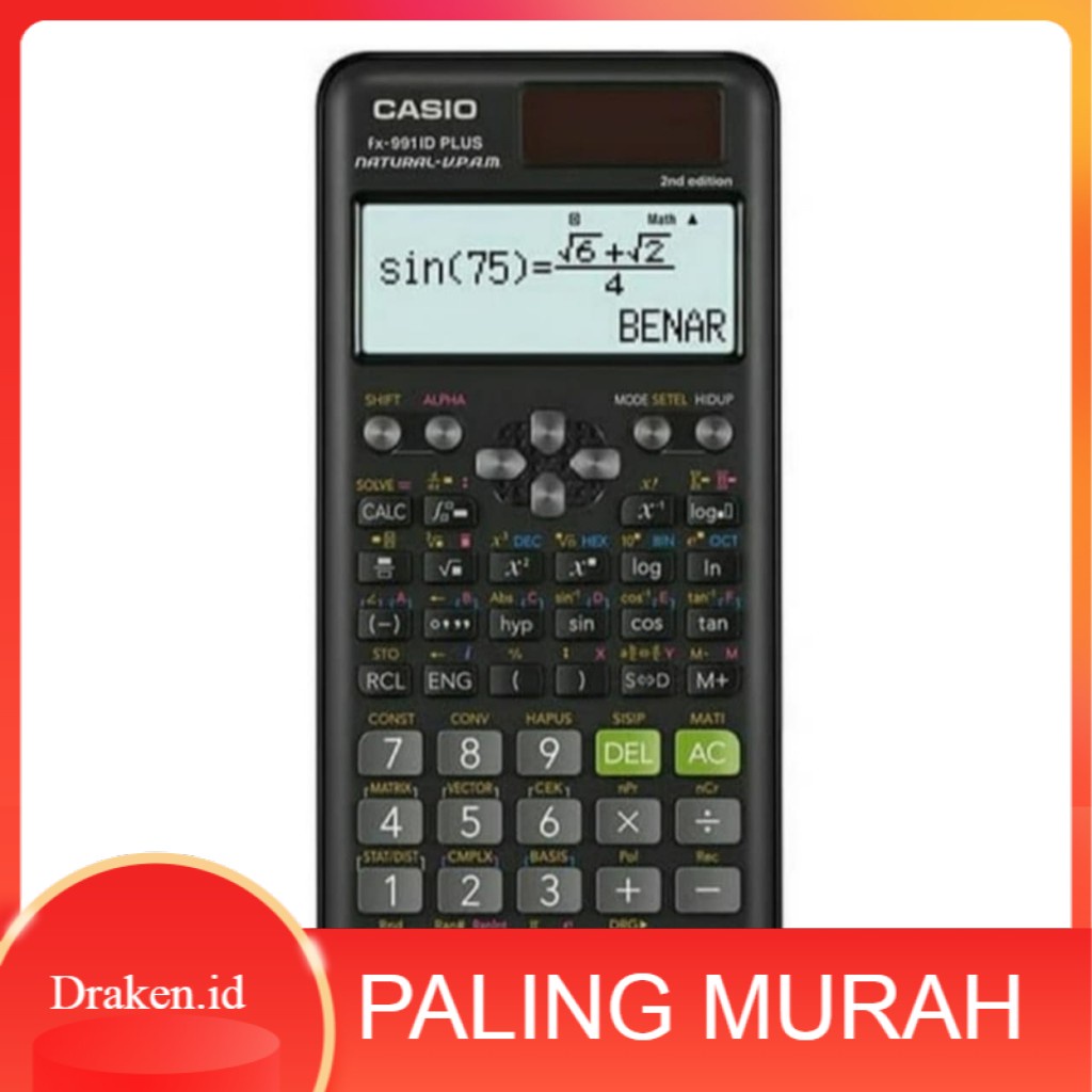 

[COD} Kalkulator Scientific Casio FX 991 ID Plus Original