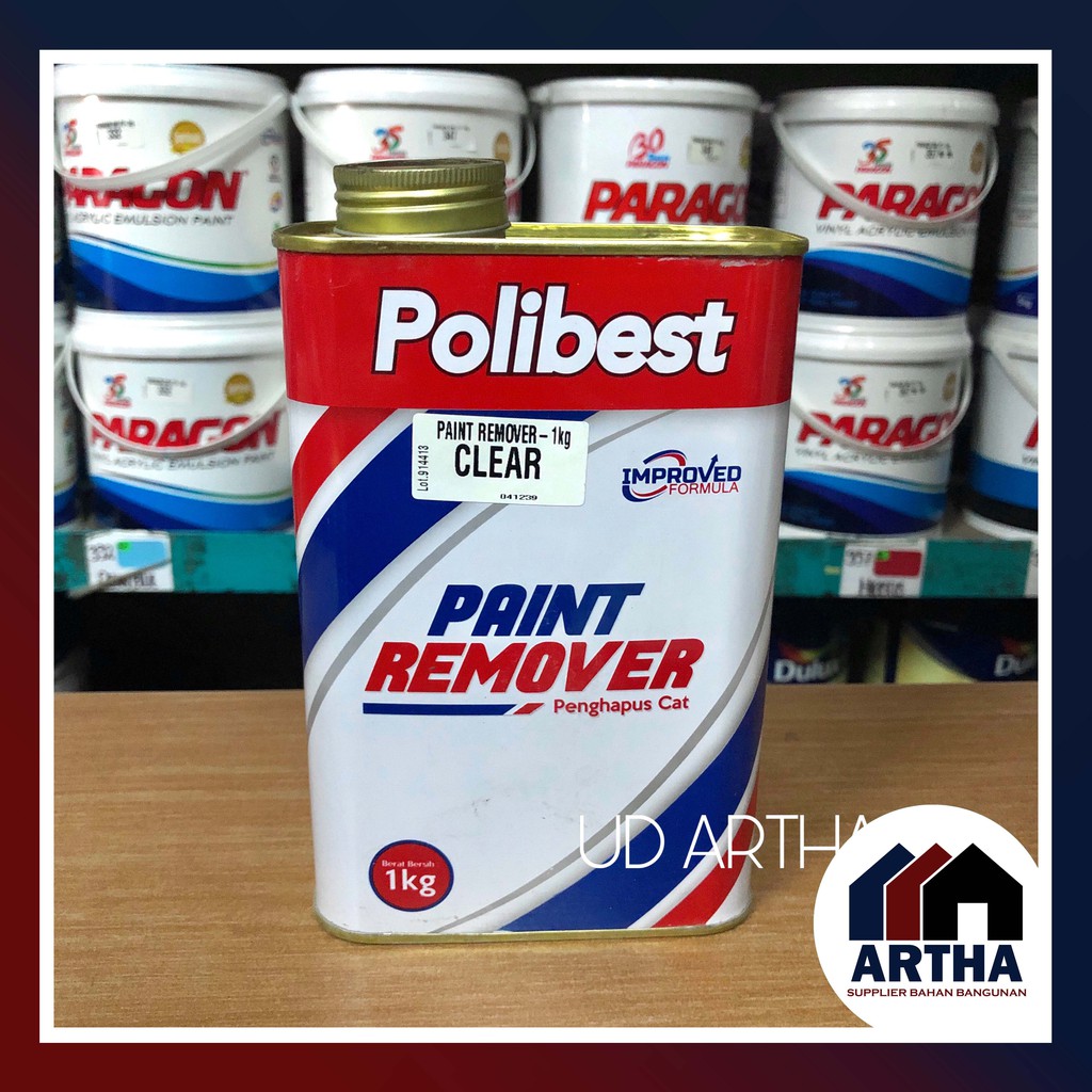 

Penghapus Cat Polibest Paint Remover 1 Kg / Penghilang Cat / Pengelupas Cat