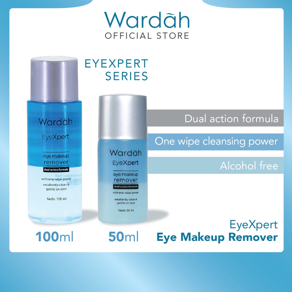 Wardah EyeXpert Eye &amp; Lip Makeup Remover - Pembersih MakeUp Waterproof  - BISA COD