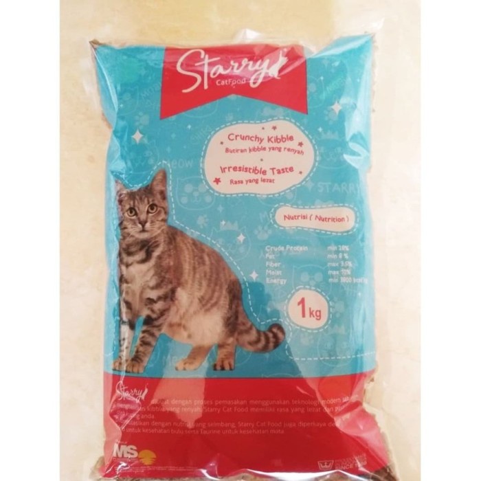 Cat Food Repack Starry Cat 1 kg - makanan kucing