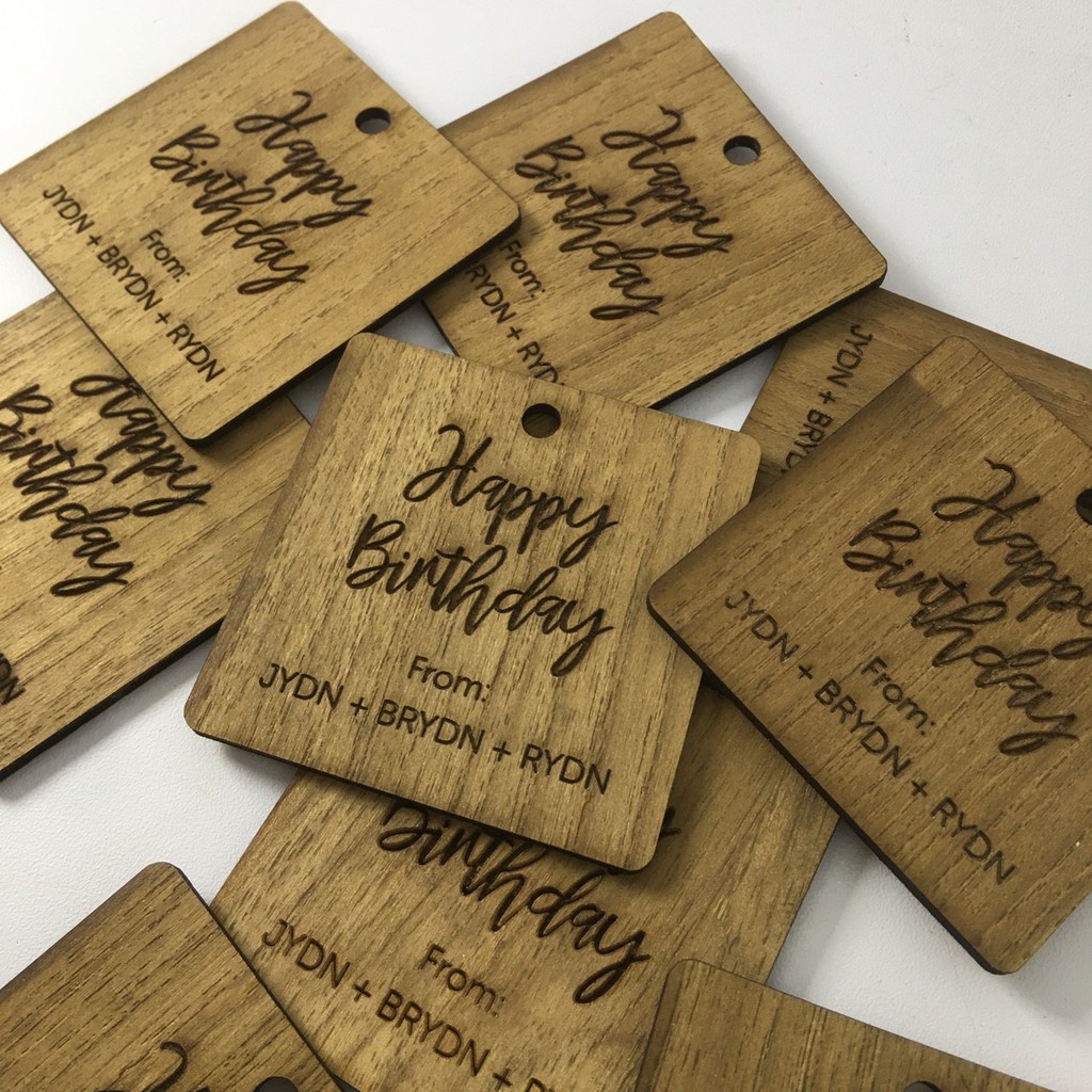 Hang Tag | Birthday | 4 x 4 cm